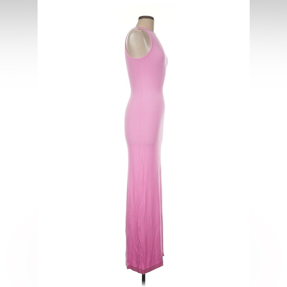 Skims Soft Lounge Ribbed Sleeveless Maxi Dress Pink Medium NWT - Picture 7 of 10
